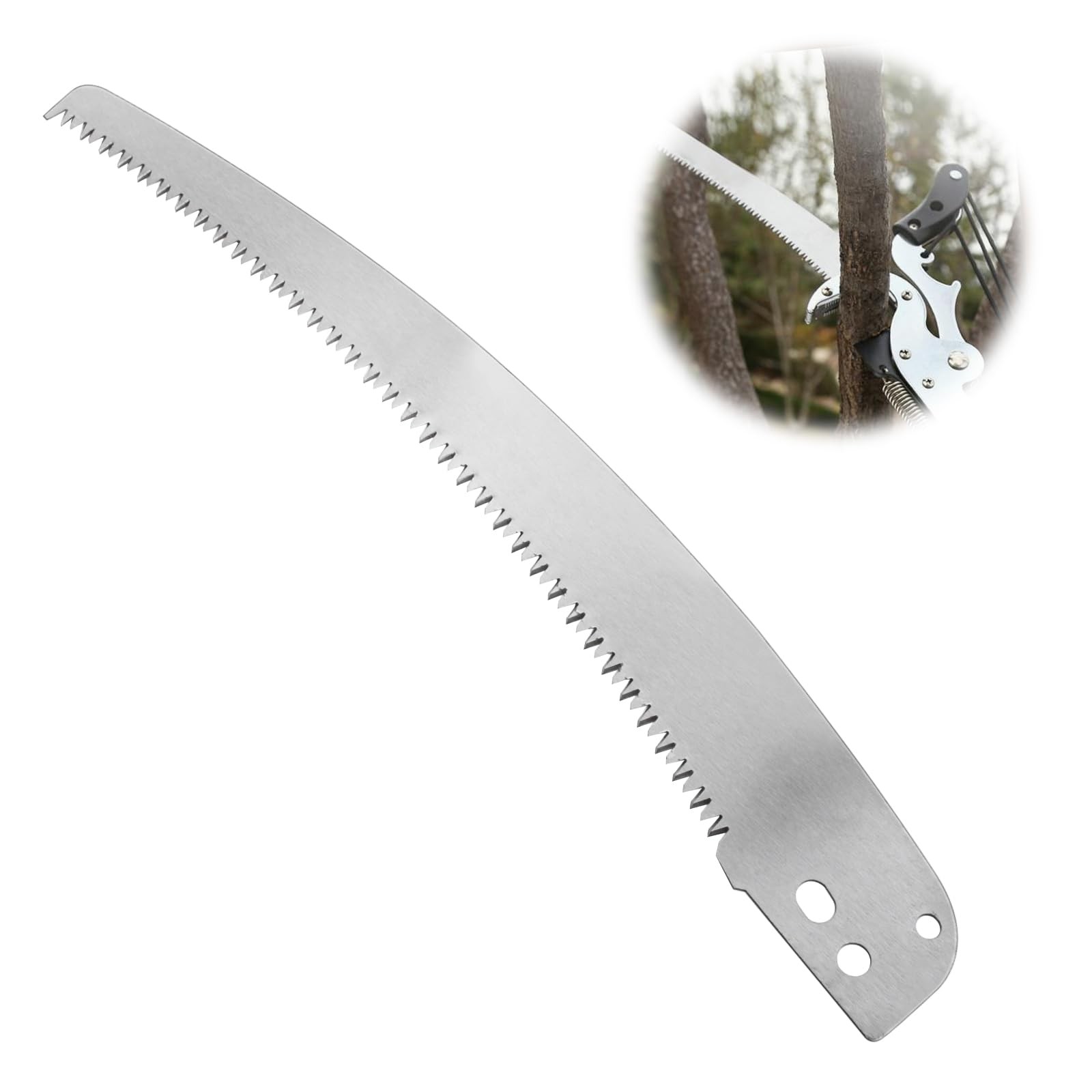 12” Pole Pruner Saw Blade Replacement for Corona TP 3841, 3811, Silver