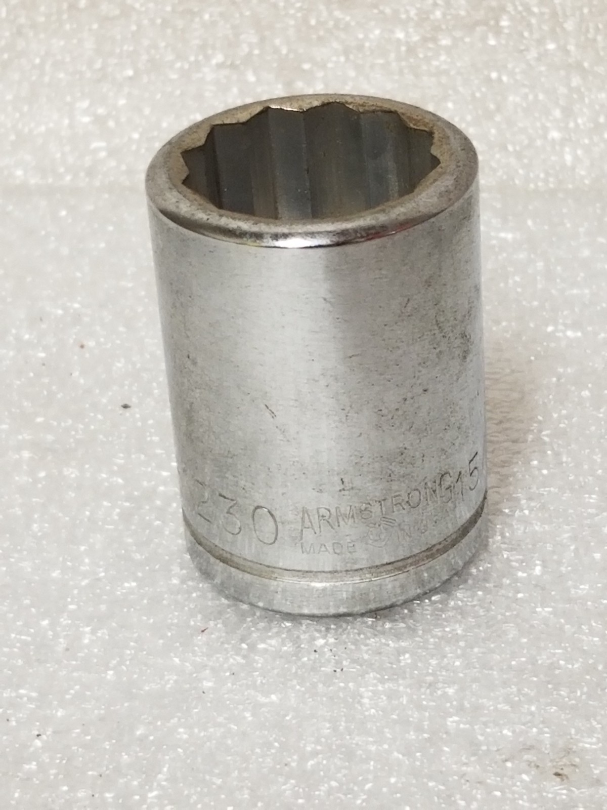Armstrong Armaloy H-1230 3/4"-Drive 12-Pt Heavy-Duty Socket 15/16" Made in USA