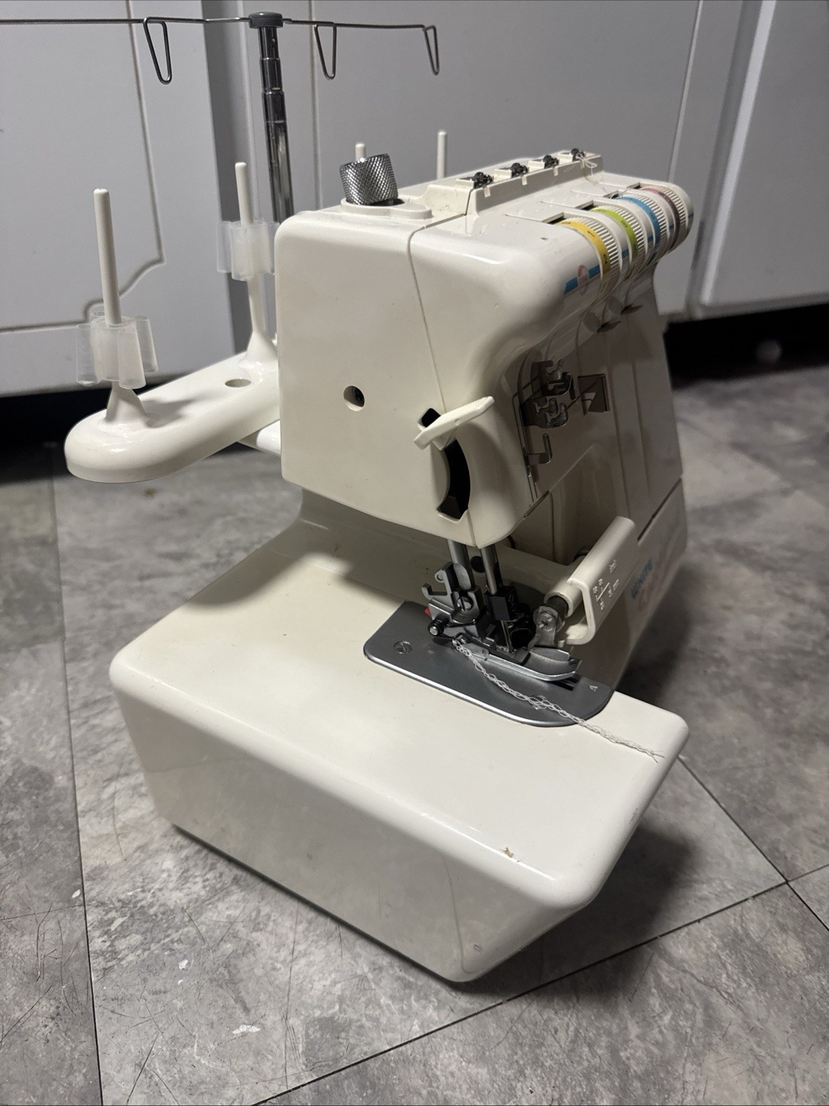 White Serger Speedylock Model #SL234D Untested No Pedal