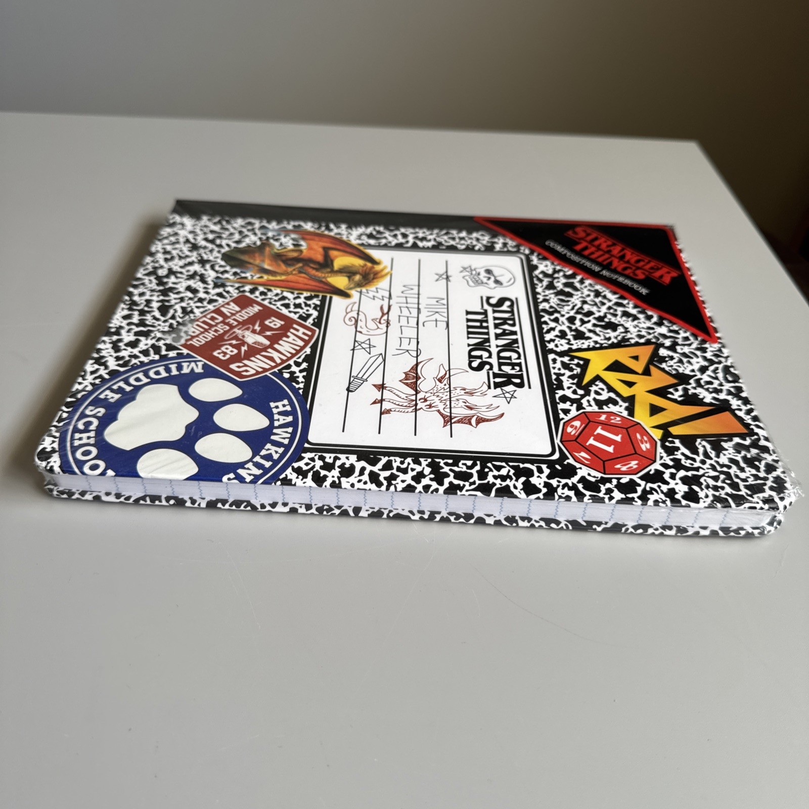 Stranger Things Composition Notebook Retro 80’s Hawkins Middle School Lined New