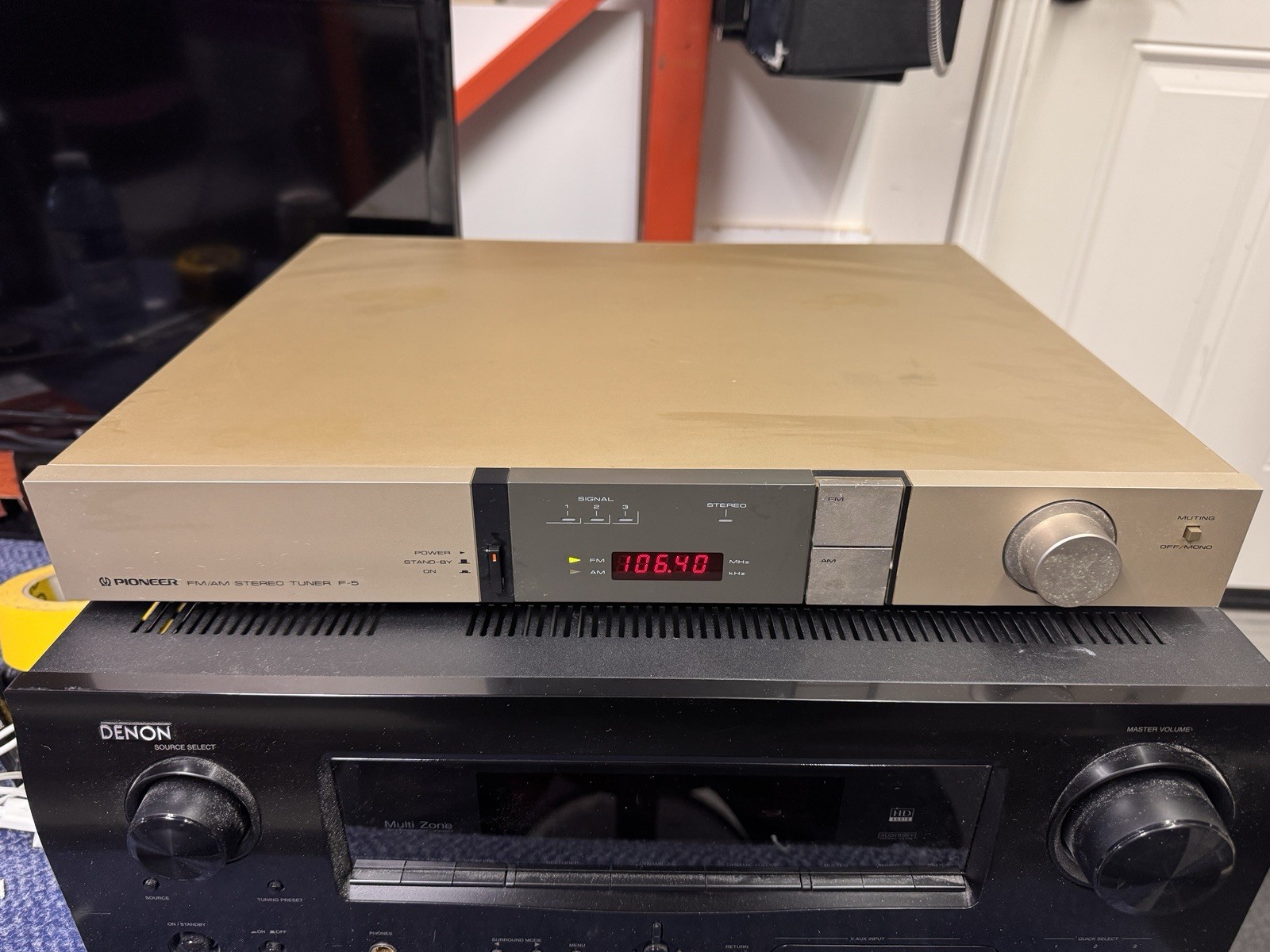 PIONEER F 5 AM/FM TUNER Made In Japan - Works Great Fully Functional