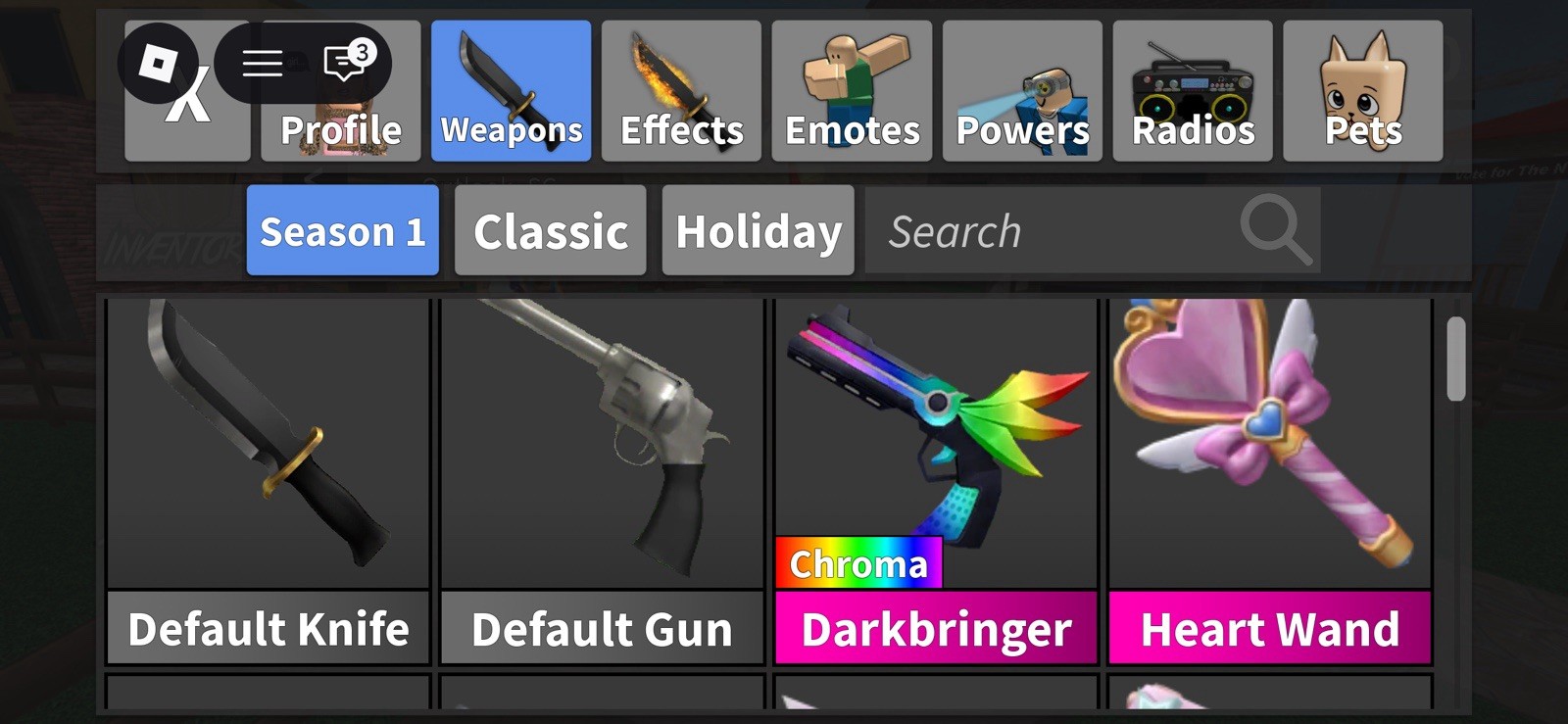 murder mystery 2 Roblox (heartwand)