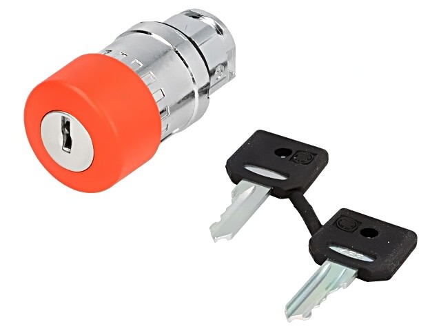 ZB4BS934 Switch: Safety switch with key 22mm rod.Pos: 2 SCHNEIDER