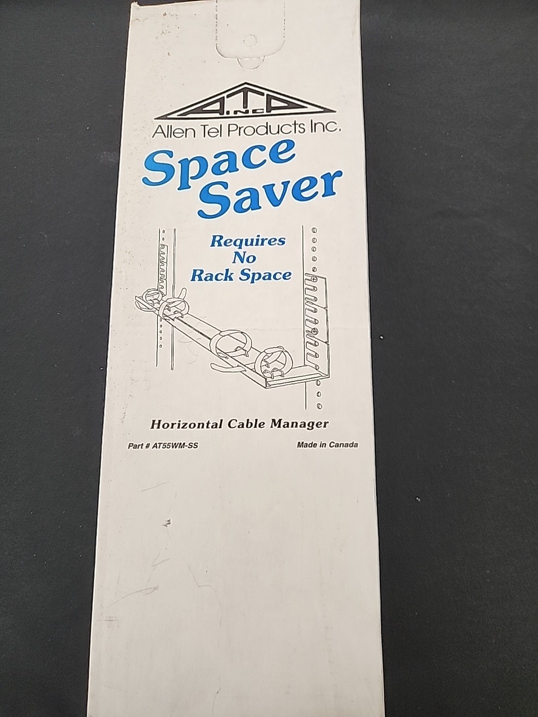 Allen Tel Products AT55WM-55 Horizontal Cable Manager