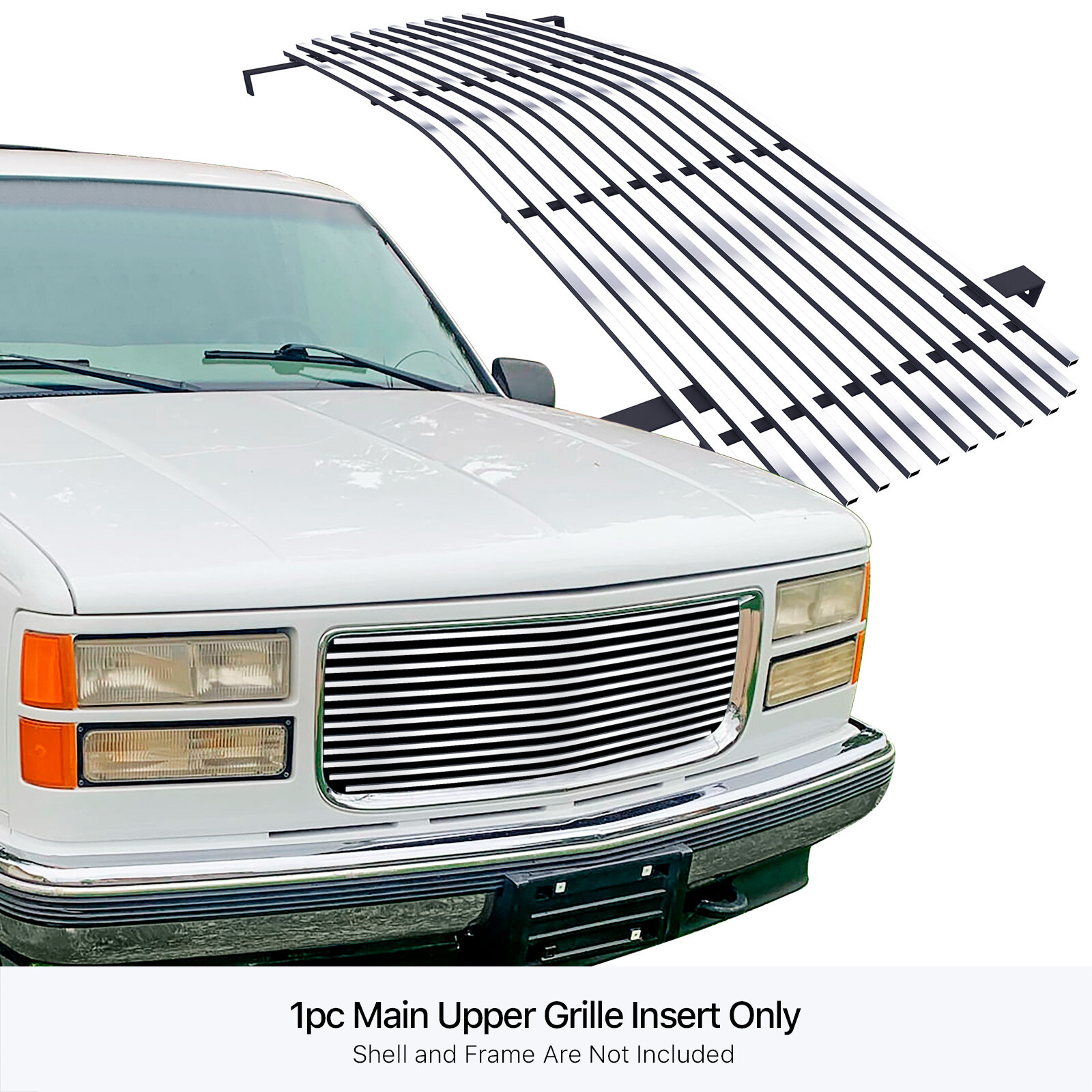 For 94-99 GMC Sierra C/K Pickup/Suburban/Yukon Billet Grille Grill Insert