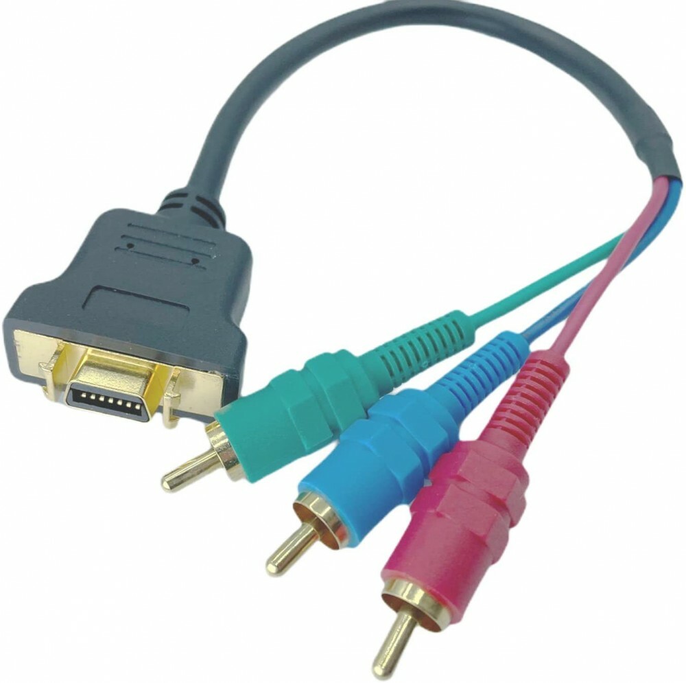 D terminal (female) - component (male) conversion video cable 0.3m From Japan
