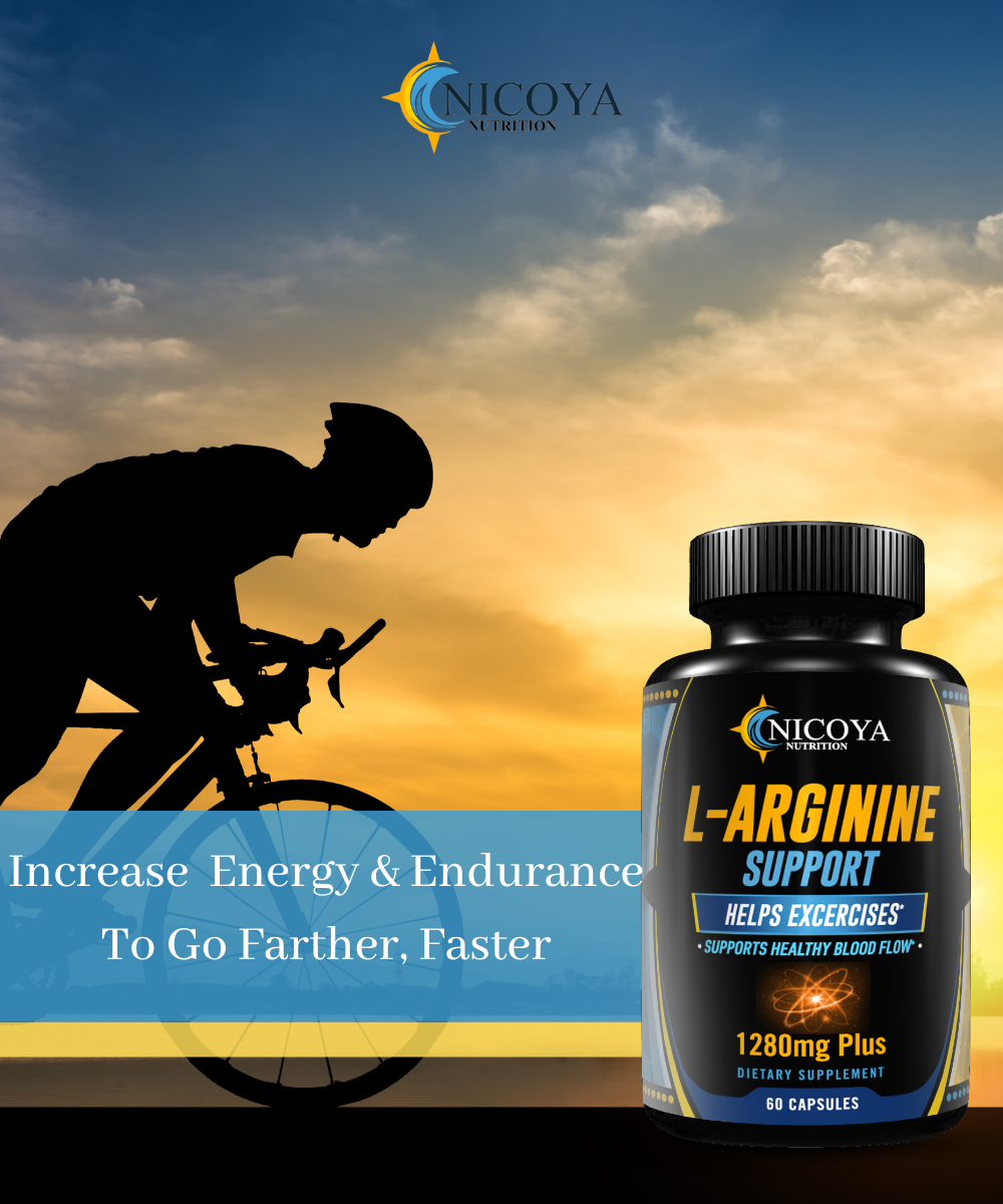 L-Arginine, Pre Workout Booster Muscle Building & Energy Supplement -2 PACK