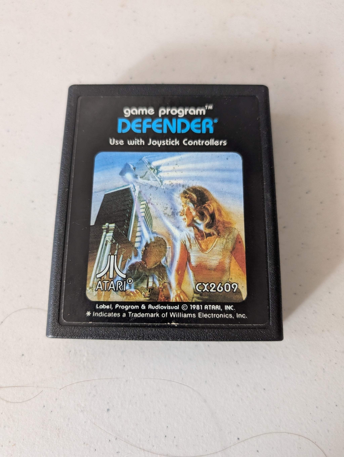 Defender Atari 2600 Video Game Cartridge 1981 Vintage