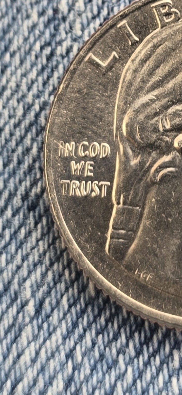 2024-P Hope USA Quarter Error with 'In Cod We Trust' Reverend Dr. Pauli Murray