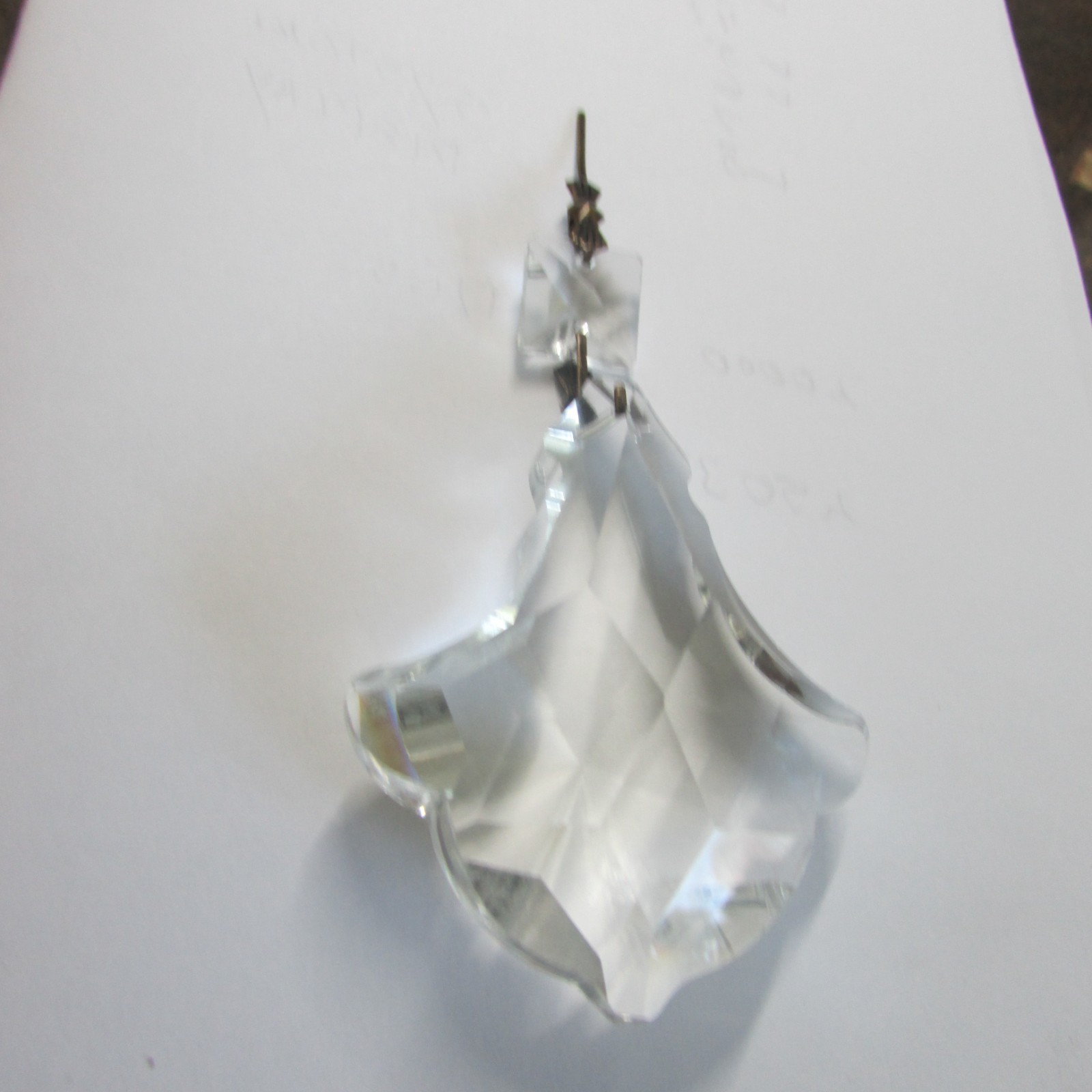 1O - 3-Inch ANCHORS AAA 9 % CUT LEAD CRYSTAL PRISM CHANDELIER LAMP PART BRONZE