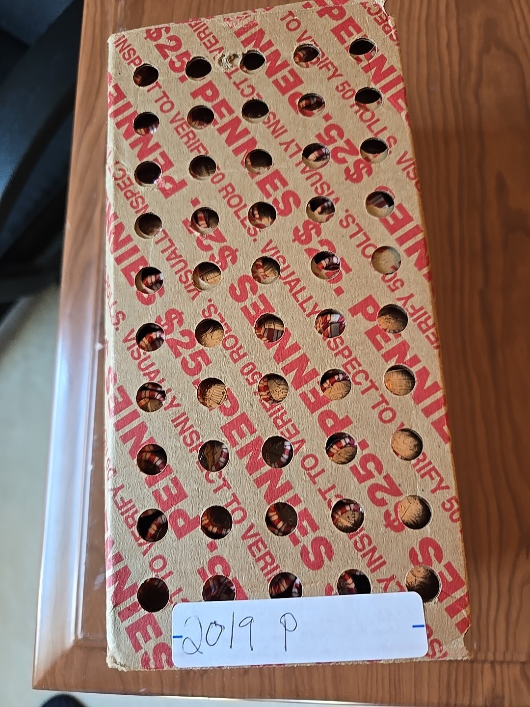 2019 Lincoln Cent 50 Roll Box P Mint