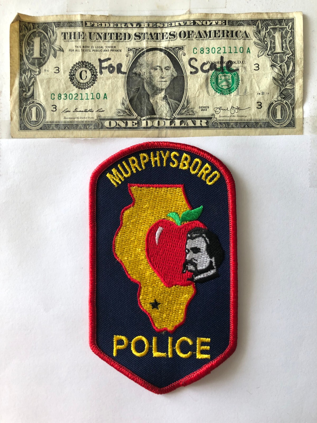 Murphysboro Illinois Police Patch Un-sewn good condition