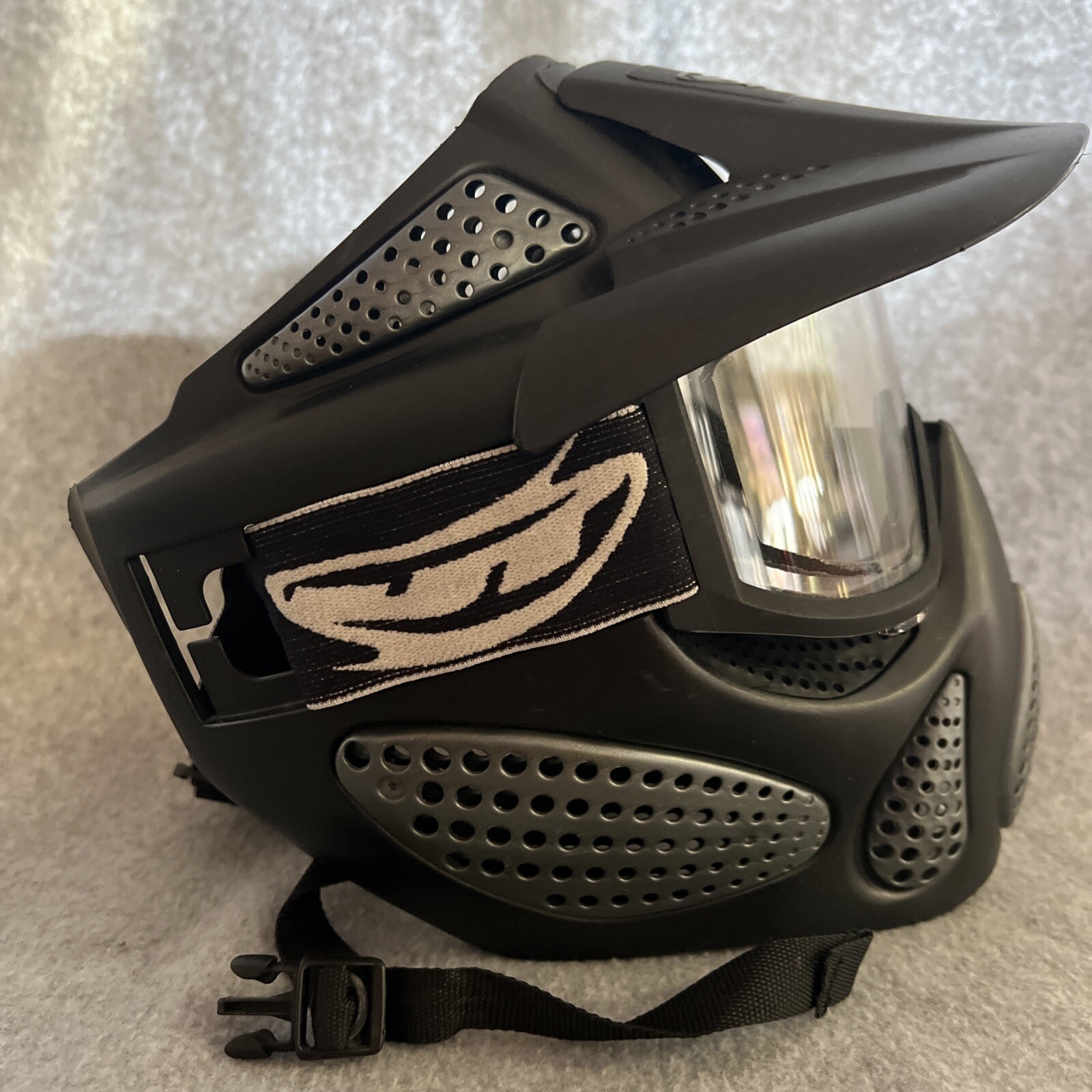JT Paintball Mask Helmet Goggle Black/Gray