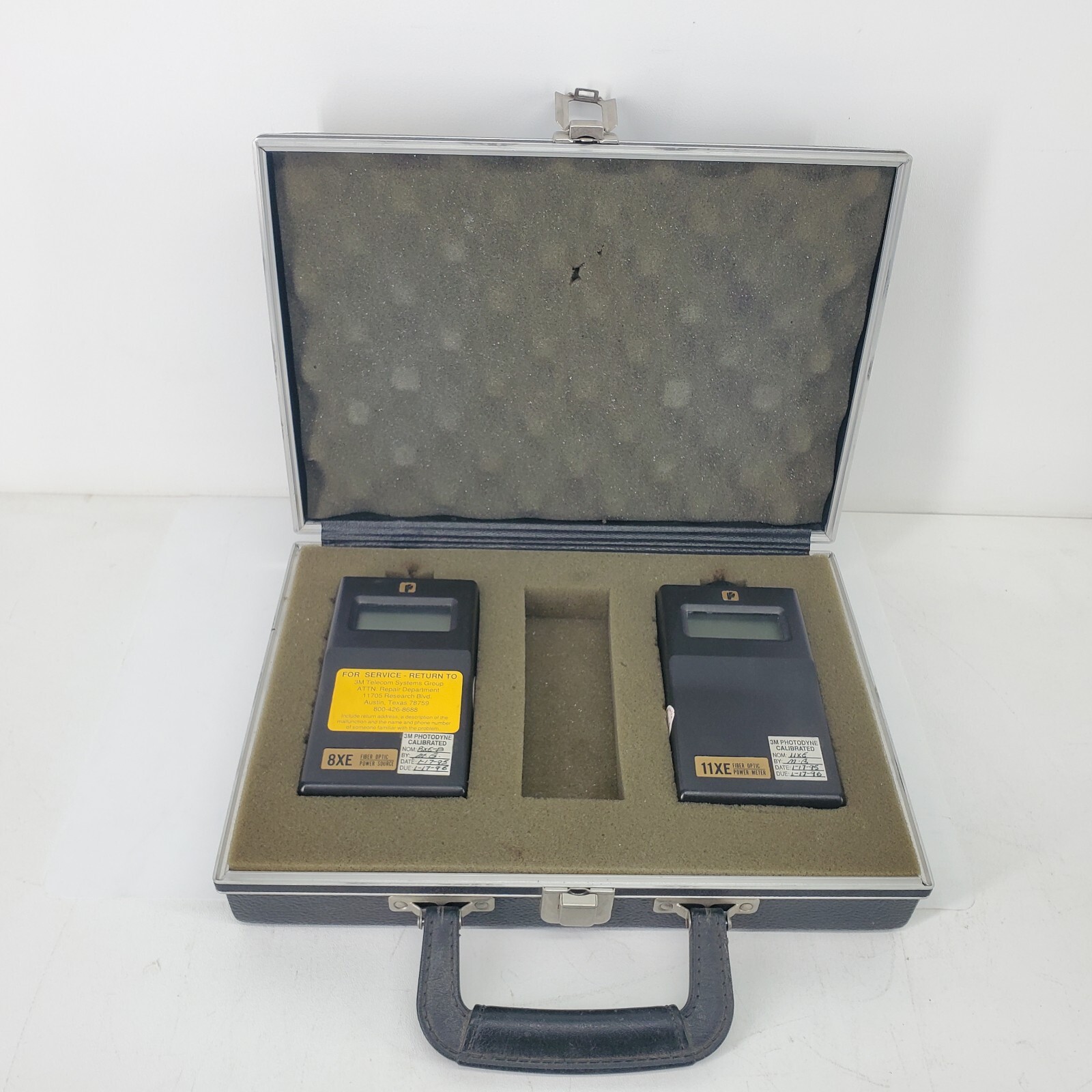Photodyne Fiber Optic 8XE Power Source and 11XE Power Meter