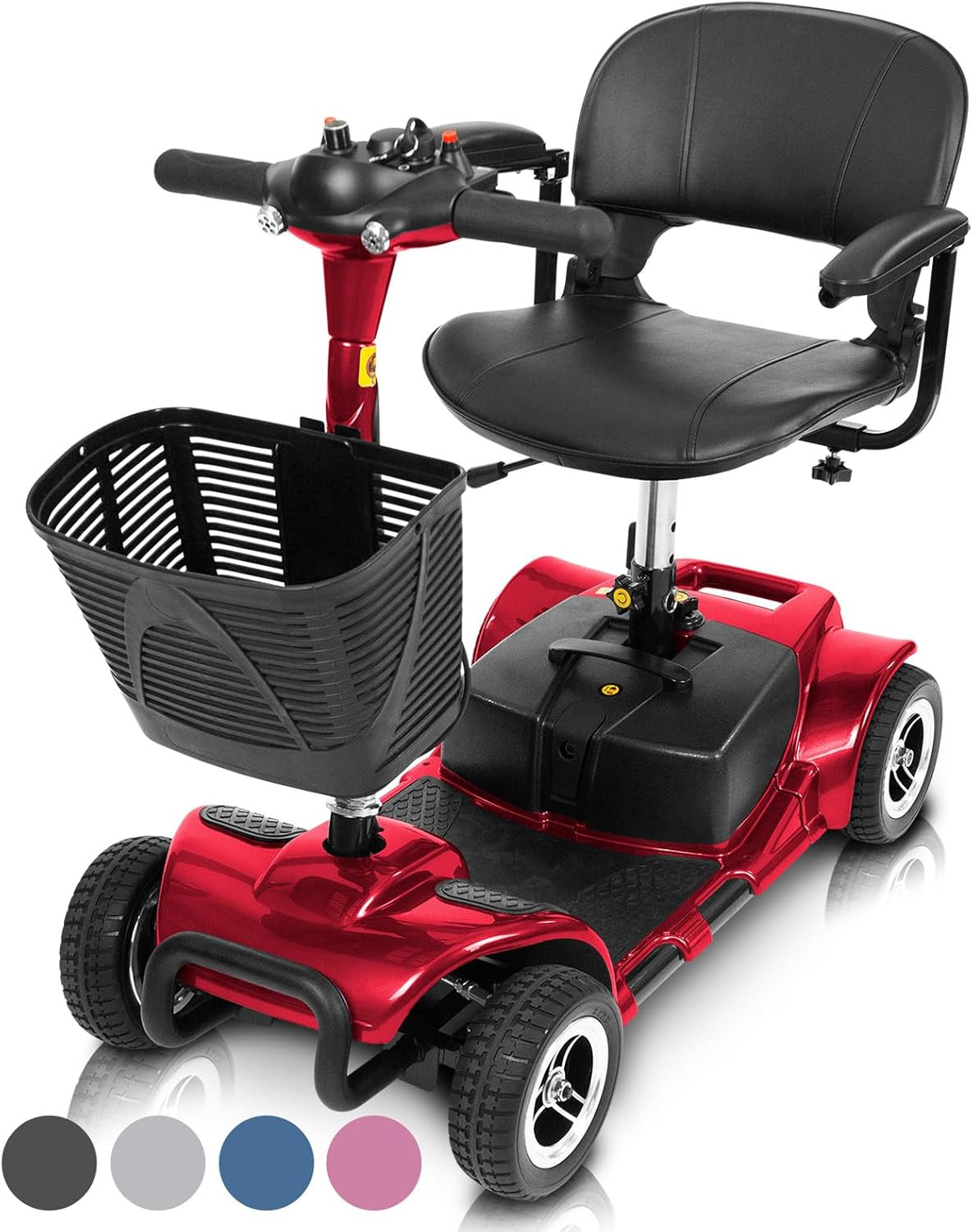 Compact 4 Wheel Mobility Scooter - Heavy Duty, Long Range, FSA/HSA Eligible