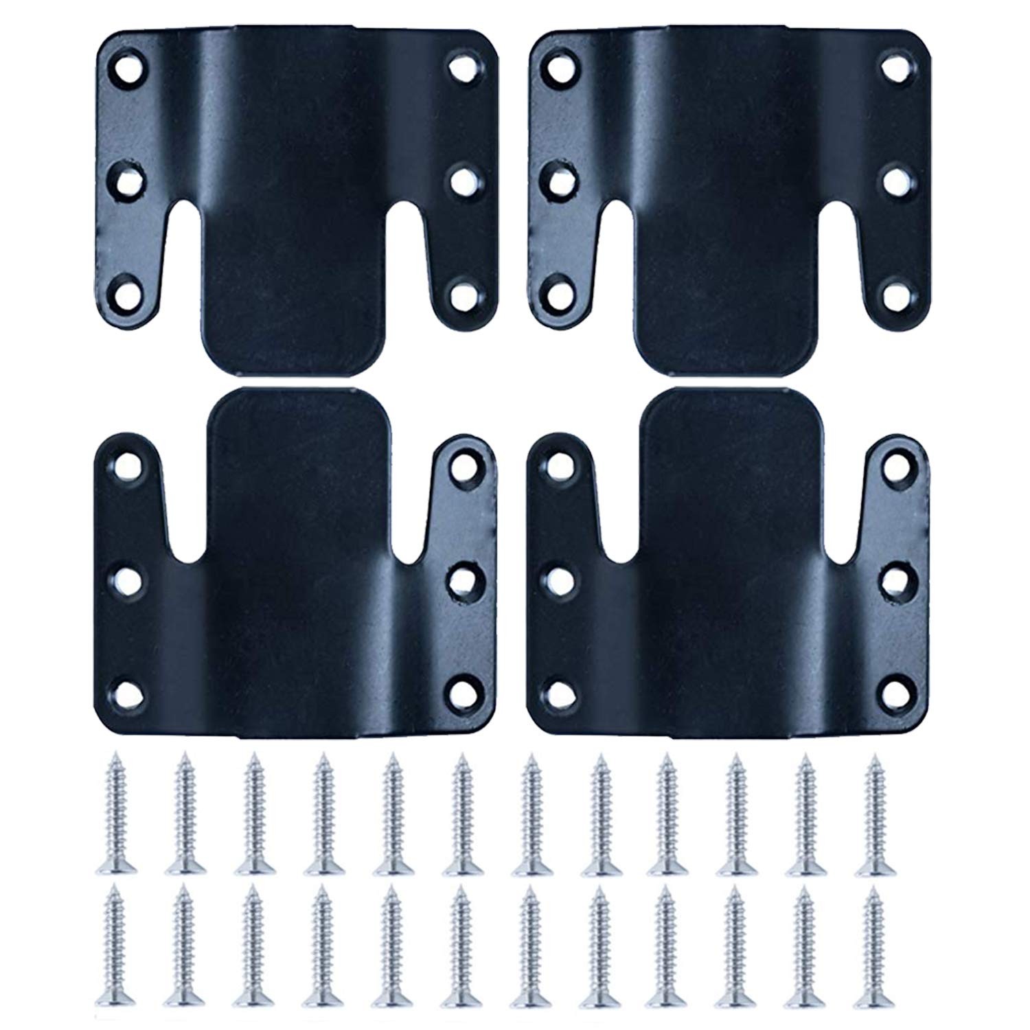 Sofa Connector Brackets 4pcs Sectional Couch Fastener Kit