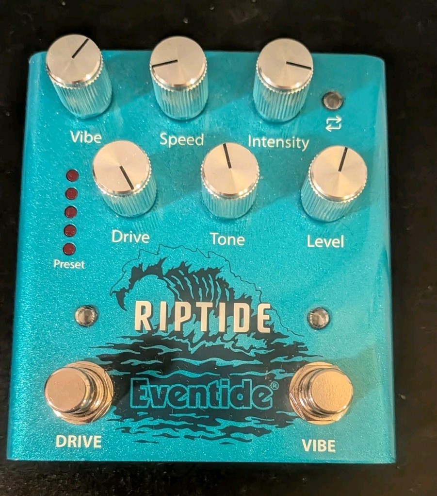 Eventide Riptide Stereo Overdrive and Vibrato Uni-Vibe Effects Pedal
