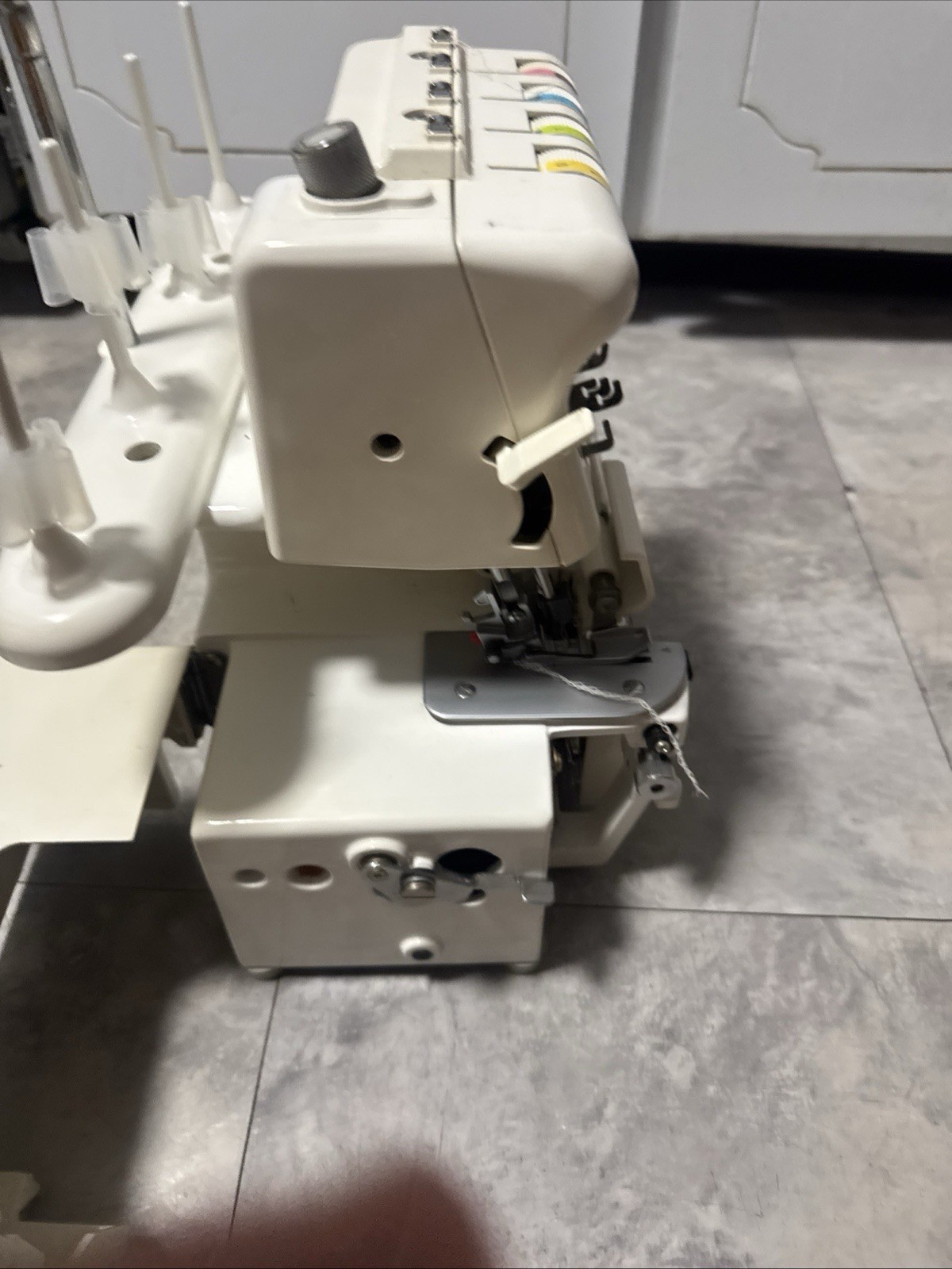 White Serger Speedylock Model #SL234D Untested No Pedal