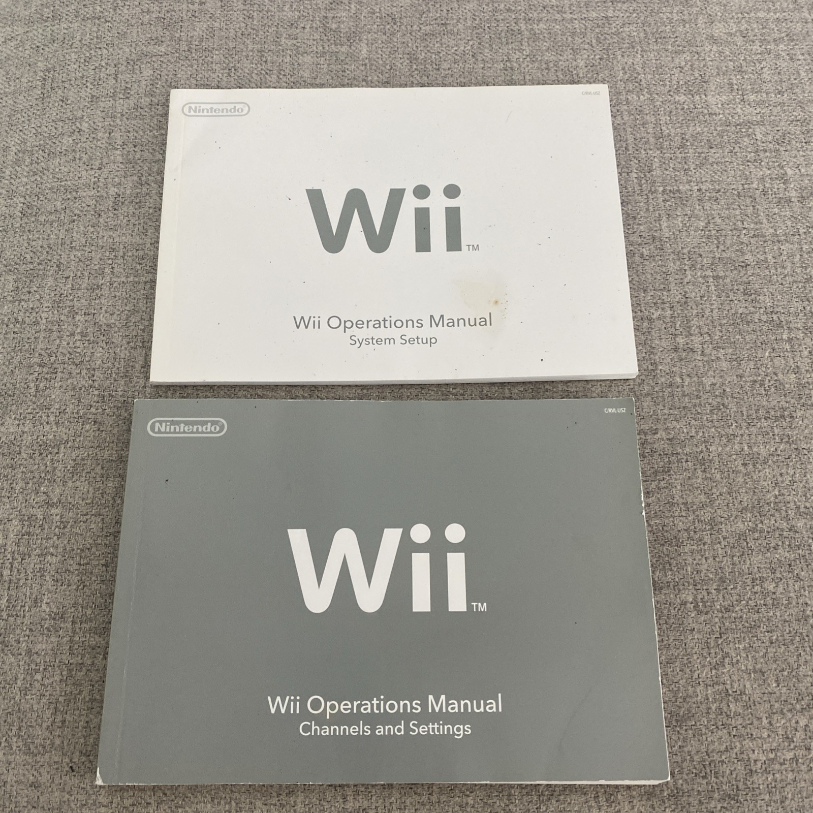 Nintendo Wii Operators Manuals Only