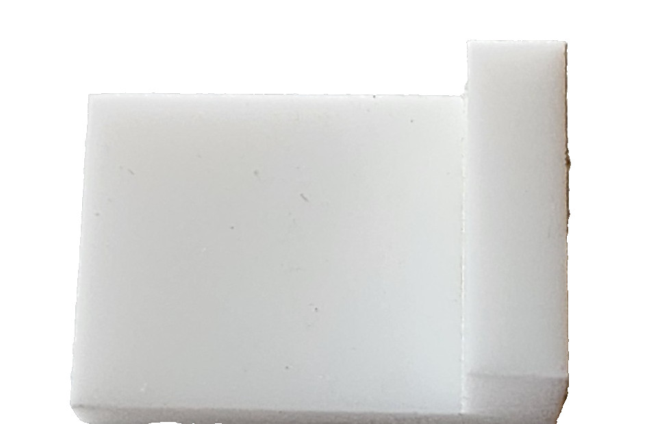 (Pack 10) Acrylic Brace 22 mm White Shelf Support