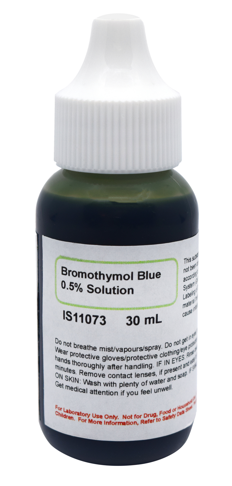 0.5% Bromothymol Blue Solution, 1 fl oz (30mL) - The Curated Chemical Collection