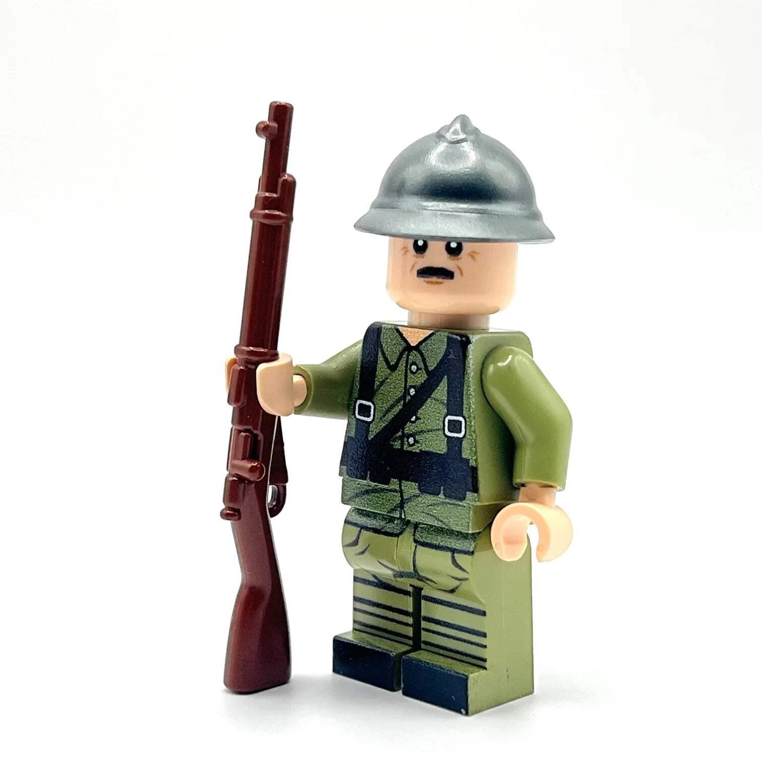 Custom WW1 Italian Soldier Minifigure - Bricks At War