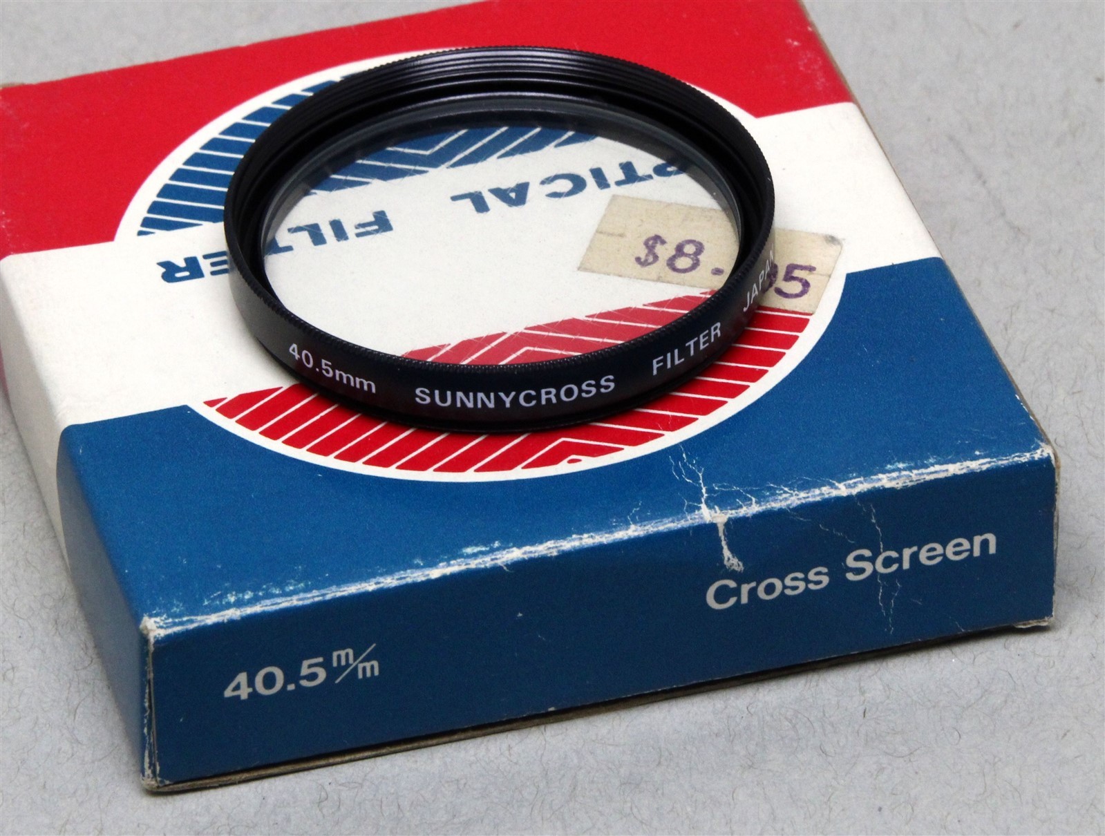 40.5mm Screw-In Filter Sunnycross Cross Screen Made in JAPAN NEW Old Stock