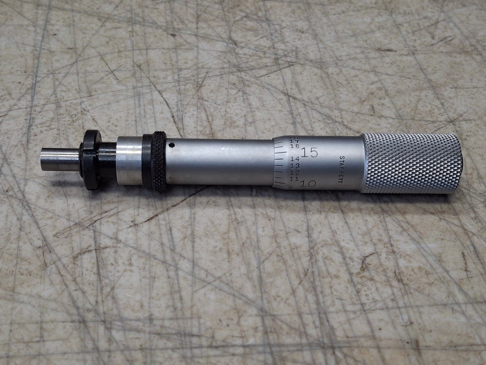 Vintage L. S. Starrett Micrometer Head Machinist Tool USA Perker Hannifin