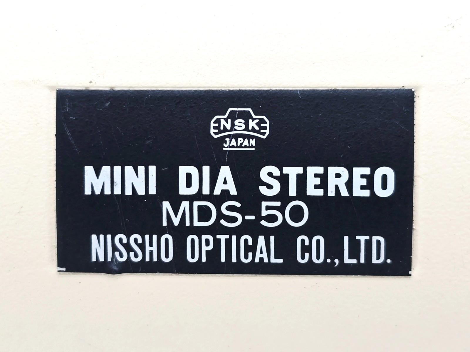 MINI DIA STEREO MDS-50 NISSHO OPTICAL CO