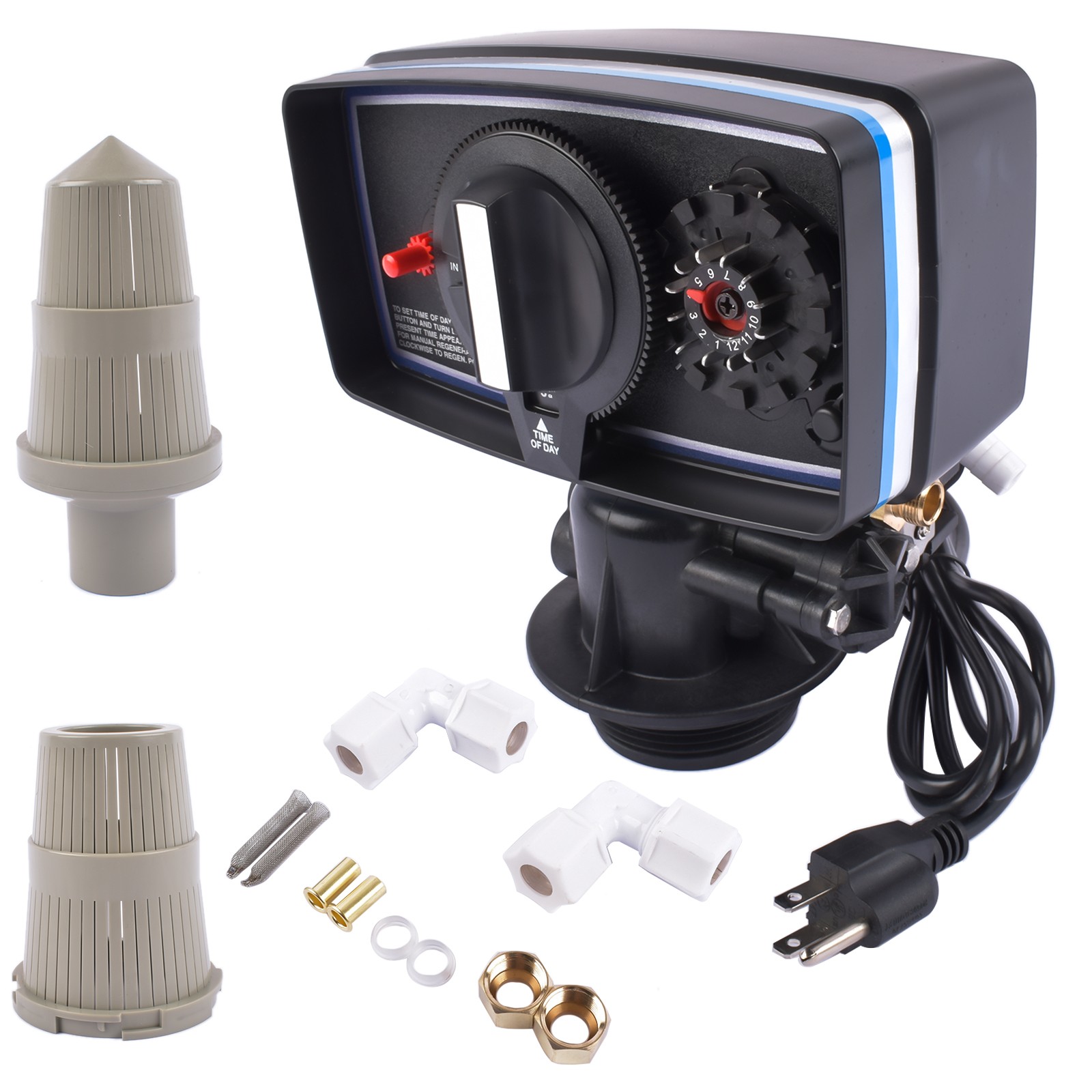 Whole House 5600 Water Softener Timer Control Valve 12-Day for 9''-11'' Diameter
