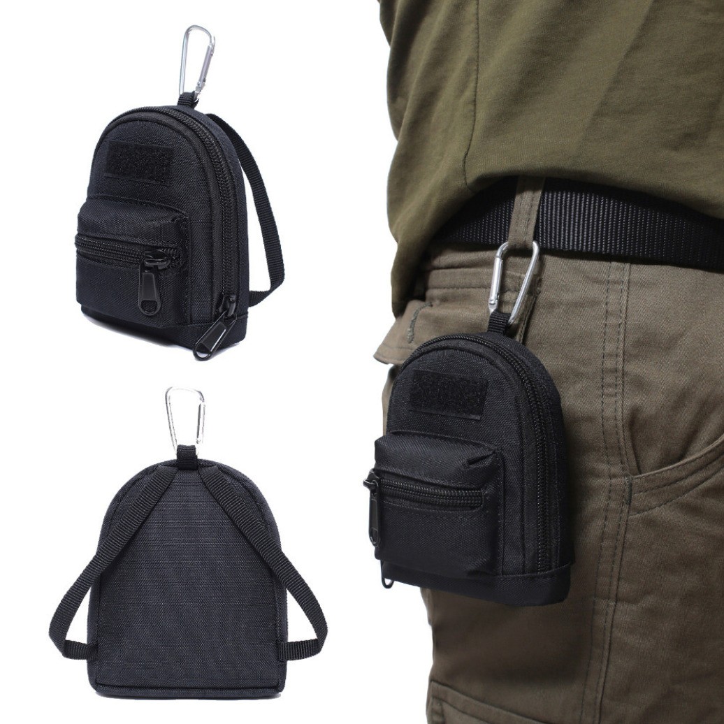 Tactical Mini Molle Pouch EDC Utility Belt Waist Bag Tool Gadget Organizer Pack