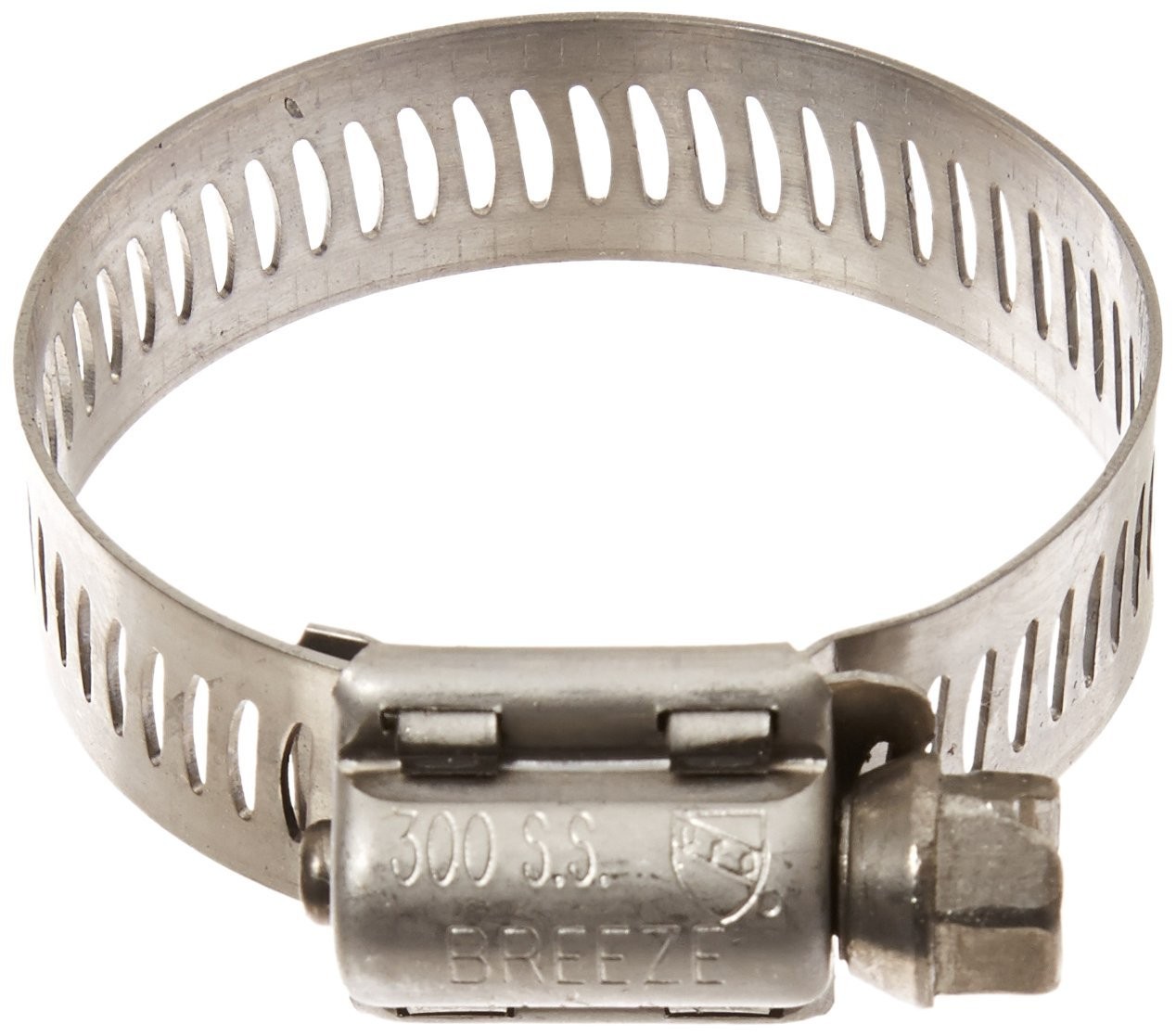 63020H Marine Power-Seal SS Hose Clamp,  SAE 20, 13/16" to 1-3/4" Dia, 10EA