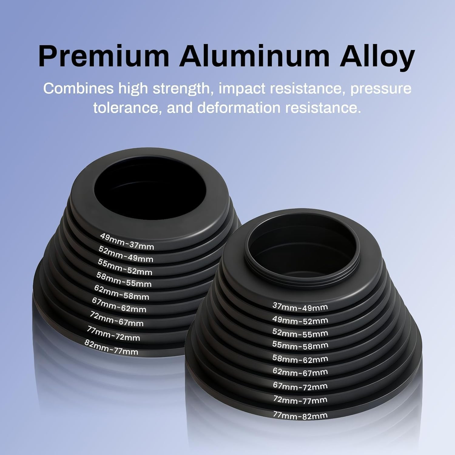 40.5Mm-67Mm Step up Ring Adapter Filter, Aluminum Alloy Camera Lens Filter Adapt