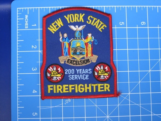 New York State Firefighter 200 year patch