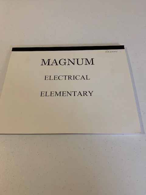 Cincinnati Milacron Magnum Electrical Elementary Manual