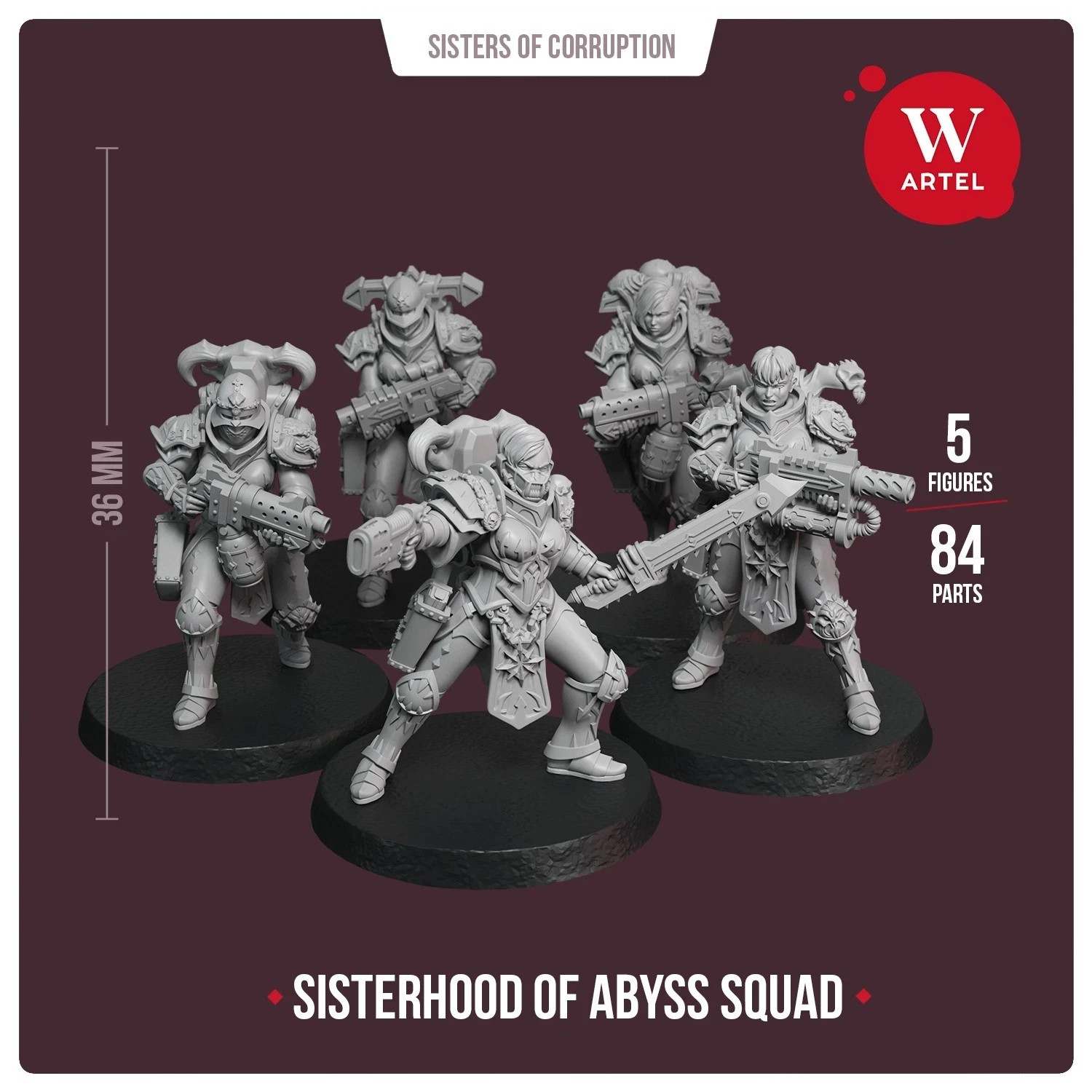Artel W Sisterhood of the Abyss - Chaos Sisters of Battle