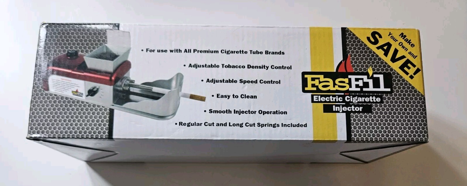 FasFil Cigarette Rolling Machine Electric Automatic Tobacco Roller Injector LN