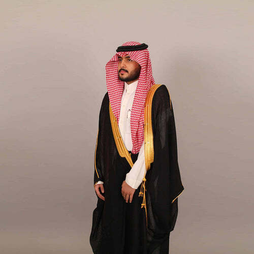 Summer Formal Khashiyah Abaya (Bisht) with Exquisite Embroidery | Long Sleeves