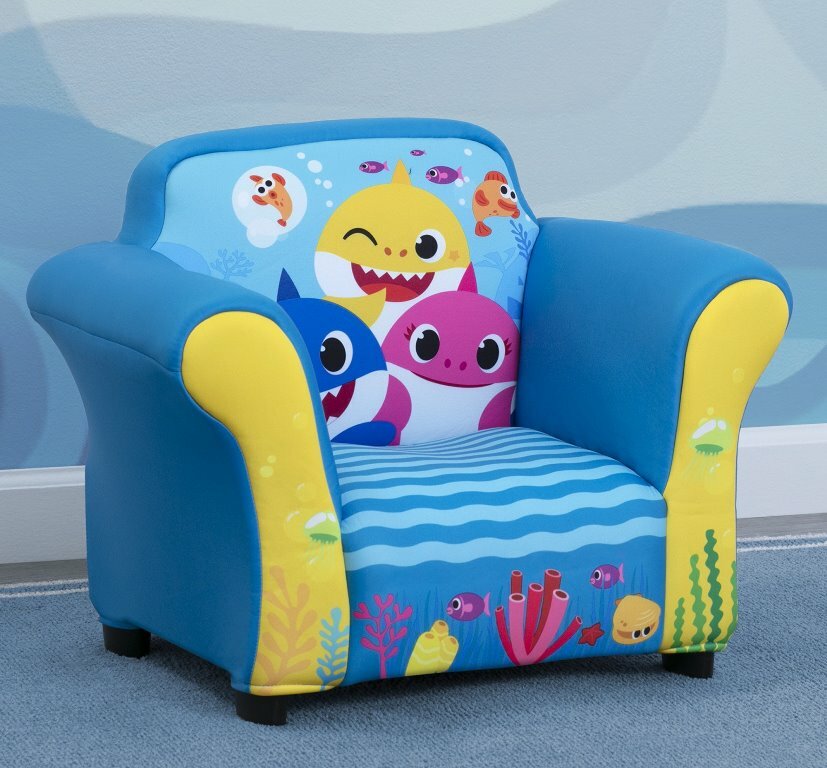 Baby Shark Kids Upholstered Chair - W1461624274