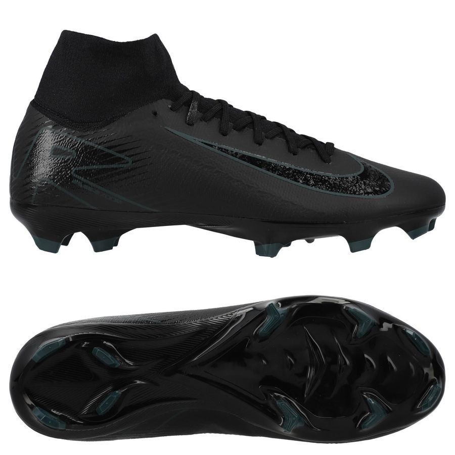 Nike Zoom Superfly 10 Pro FG Black Deep Jungle Size 8