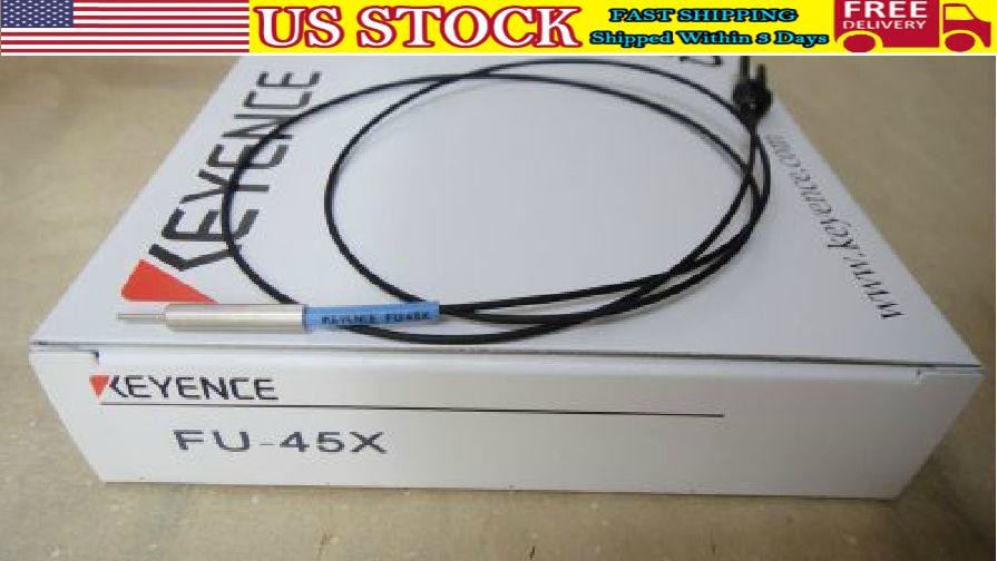 Keyence FU-45X Fiber Optic Sensor FU45X Cable New In Box Free Shipping
