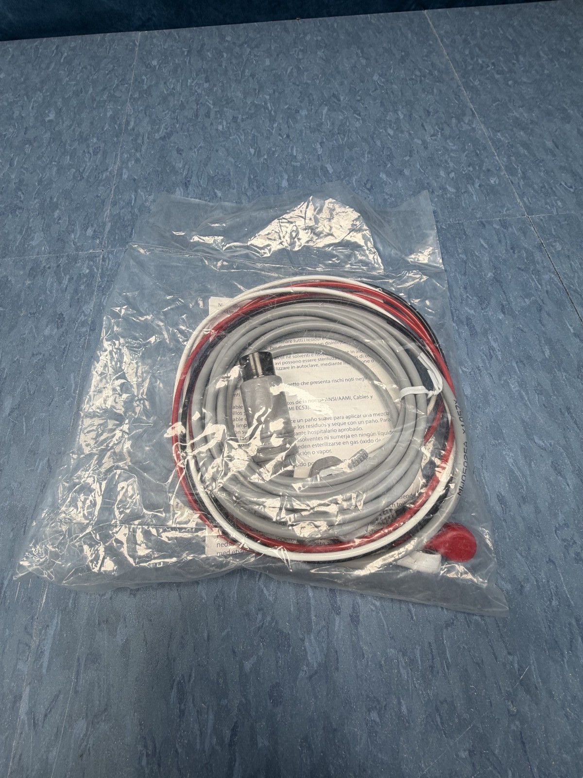 Kendall ECG/ EKG 3 lead One Piece Patient Monitor Cable 2355-363 MW05025A 6 Pin