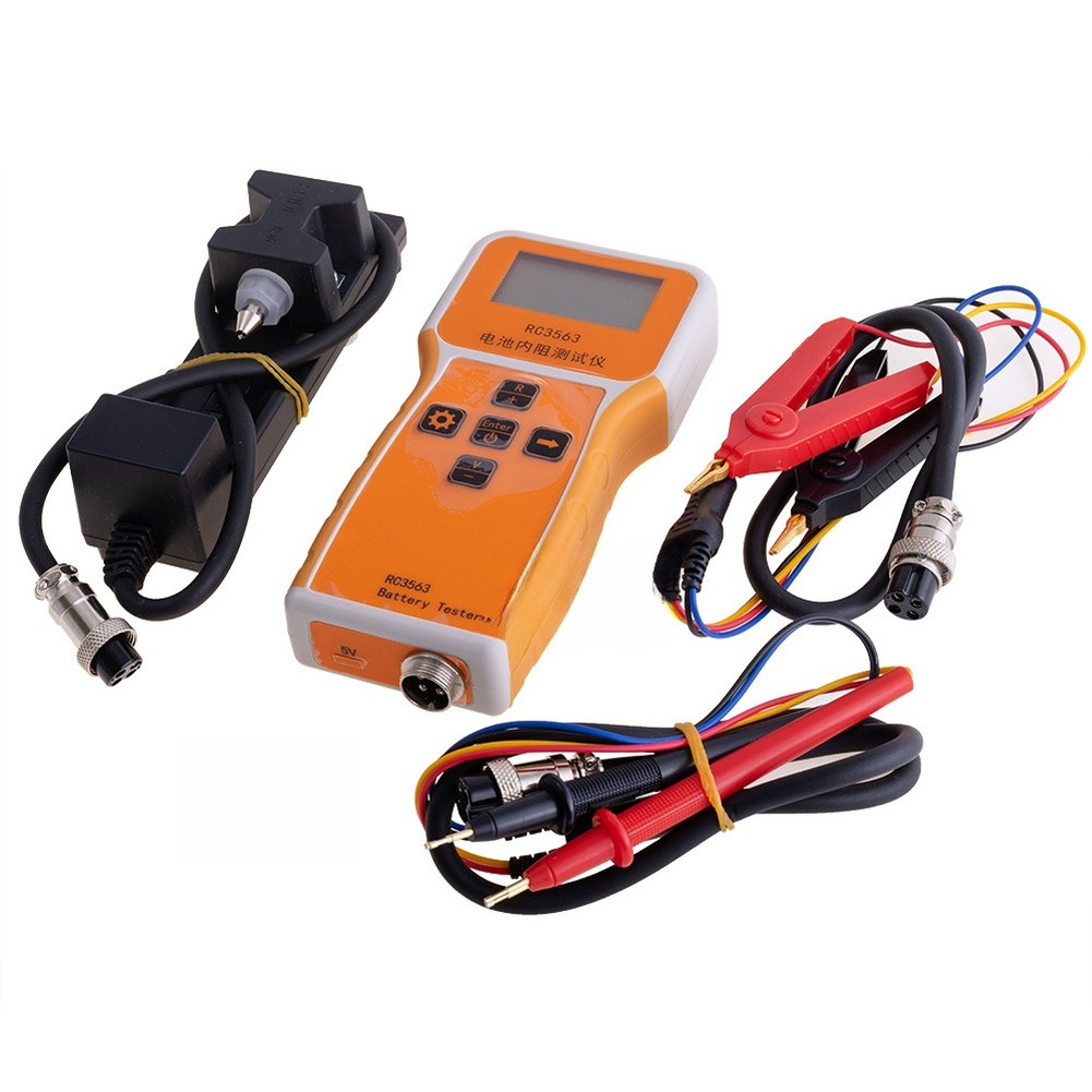 RC3563 4-Wire For Battery Tester for Industrial for lab Use 170x80mm Orange