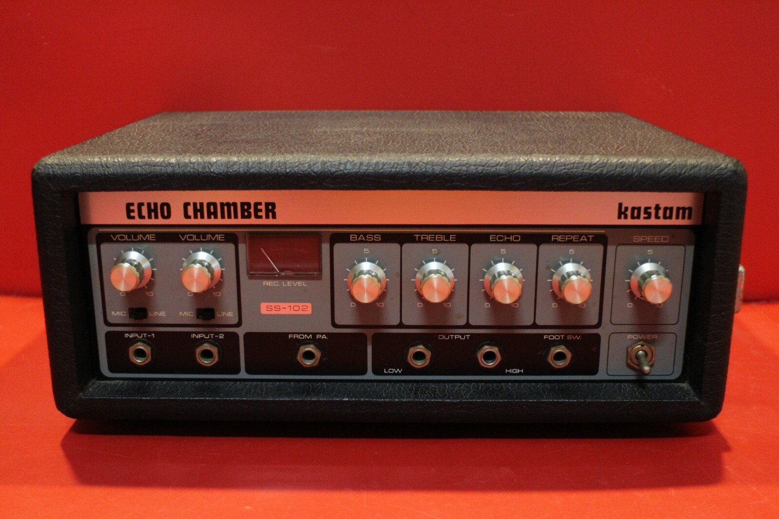Vintage Kastam SS-102 Echo Chamber Cartridge Tape Echo Machine U2092 231130