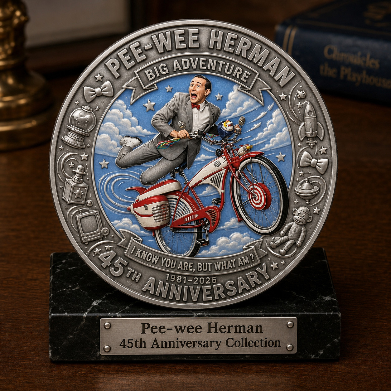 New Pee-wee Herman 45th anniversary 1981-2026 Commemorative Coin TB472