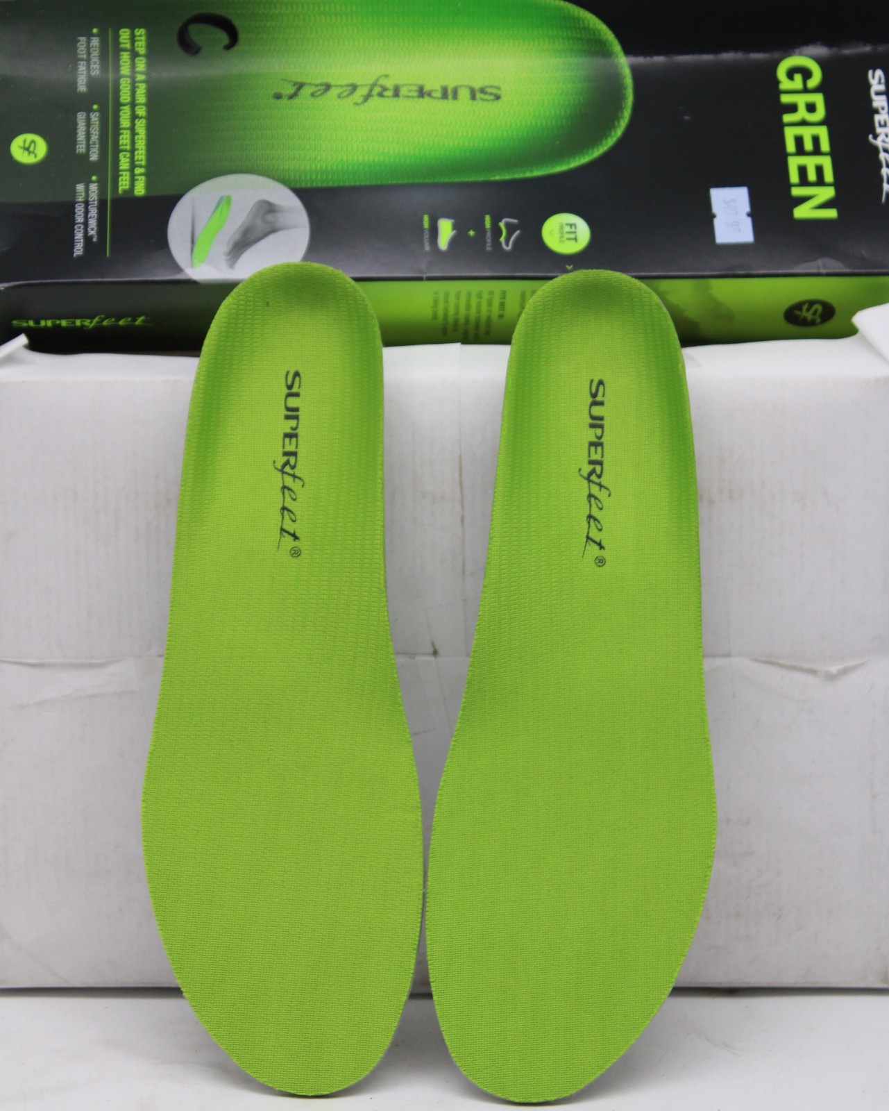 Superfeet RUN Comfort Insole Green, Youth 2.5-4;WMNS 4.5-6 FREE SHIPPING