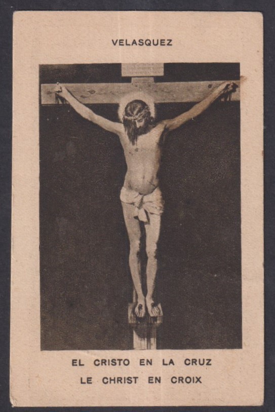 Holy card antique de Jesus estampa santino image pieuse