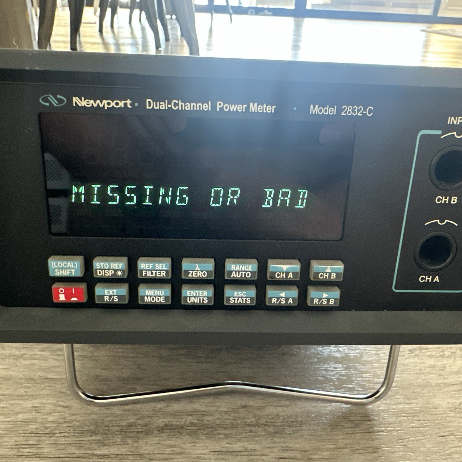 Newport Dual Channel Power Meter. Model 2832-C.
