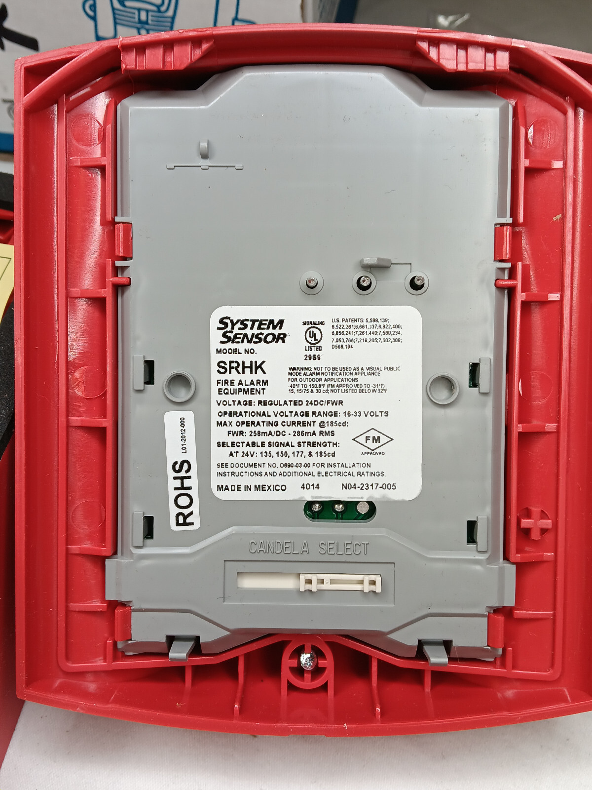 System Sensor SRHK Strobe, High-candela, Outdoor