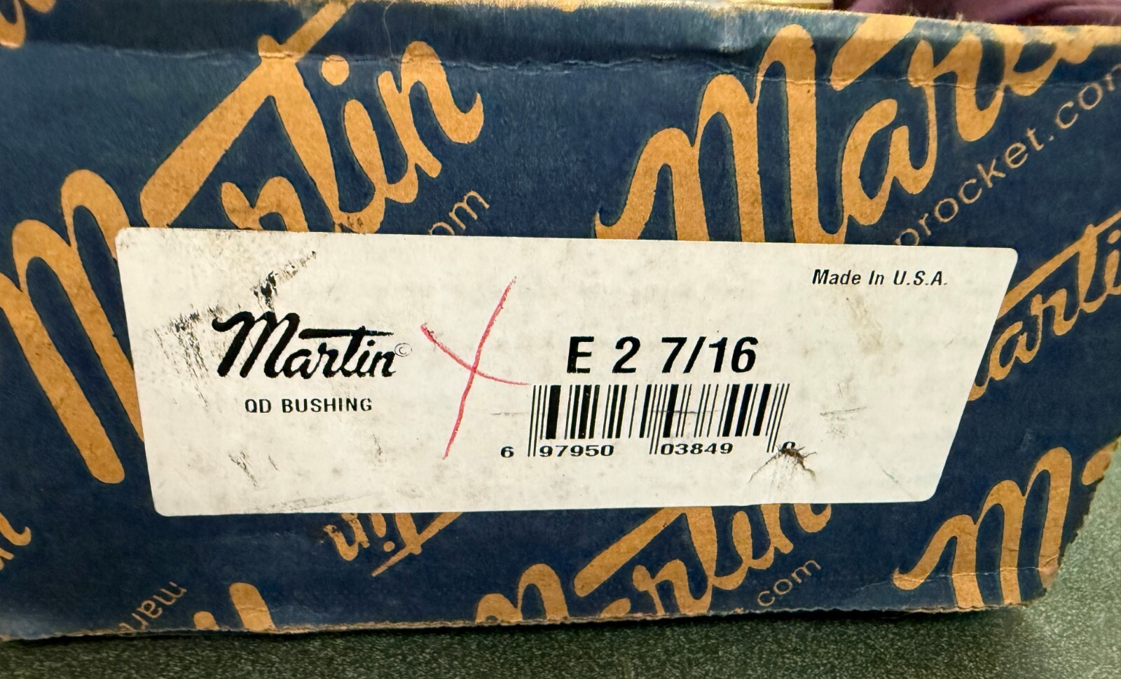 Martin E 2-7/16" QUICK DISCONNECT BUSHING (NIB)